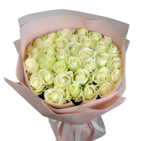 Buchet trandafiri albi ”Regal roses” [1]
