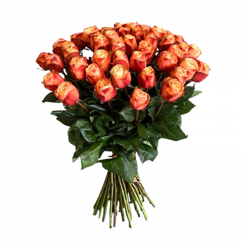 DE TRANDAFIRI PORTOCALII - Buchet trandafiri portocalii Kahala