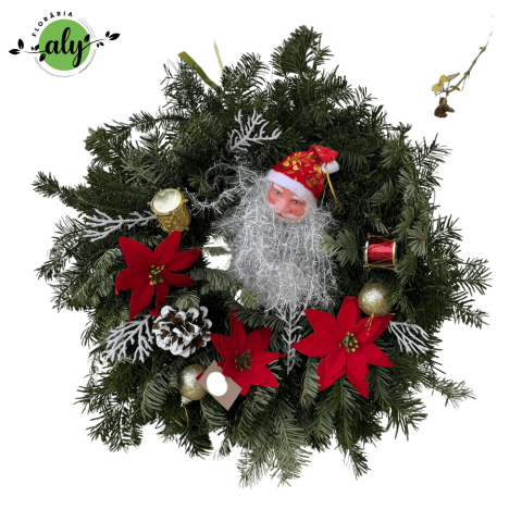 CORONIȚE DE CRĂCIUN ȘI ANUL NOU - Coroniță de Crăciun cu Moș Crăciun, Crăciunițe și accesorii tematice