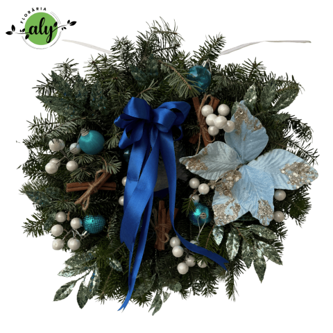 DE SEZON - Coroniță în nuanțe de albastru, bleu și alb