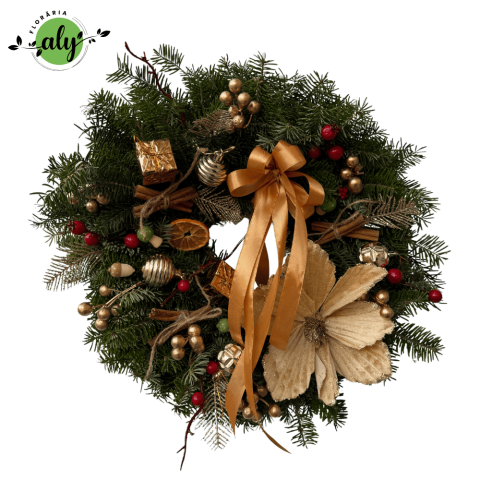 DE SEZON - Coroniță în nuanțe de auriu