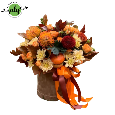 COLECȚIA DE TOAMNĂ - Cutie cu flori ”Autumn DeLuxe”