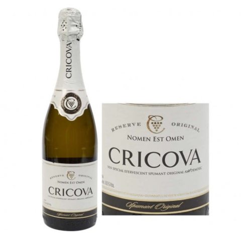 PENTRU ȘEFI - VIN SPUMANT ALB DEMISEC CRICOVA 0.75L