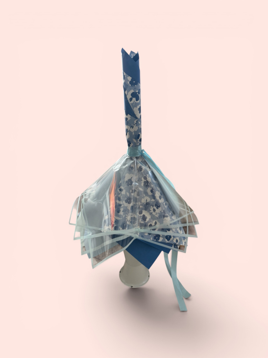 Buchet Stitch Dream cu Trandafiri Albaștri și Pluș Stitch [4]