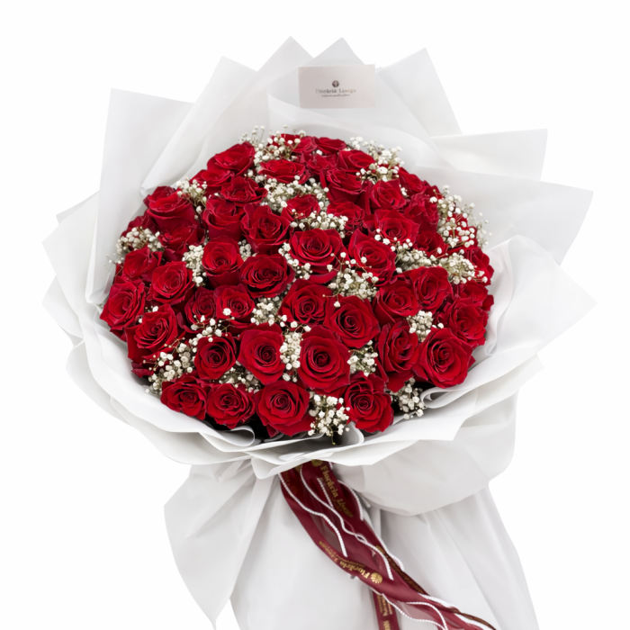 Buchet 51 trandafiri roșii [4]