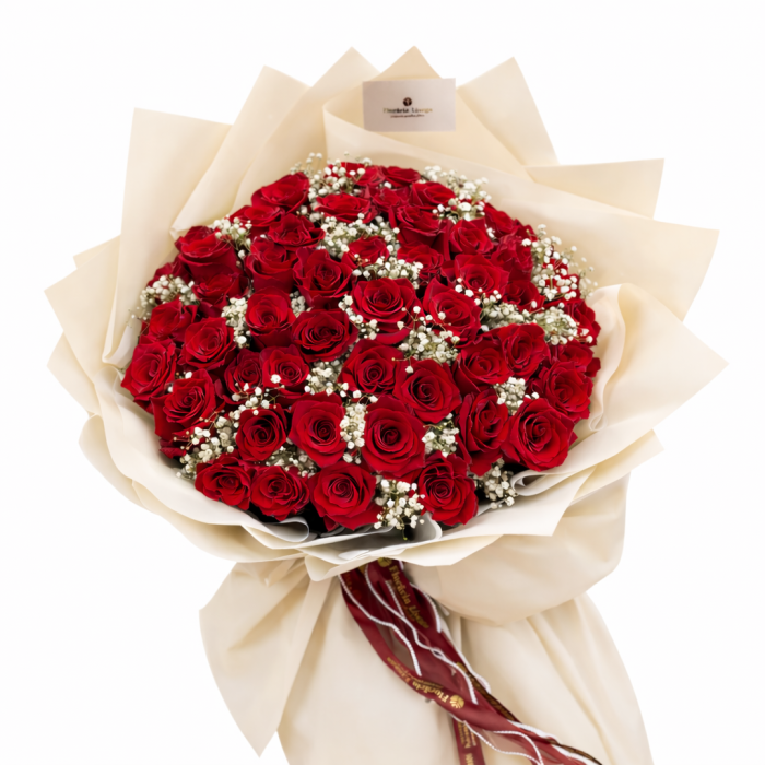 Buchet 51 trandafiri roșii [5]