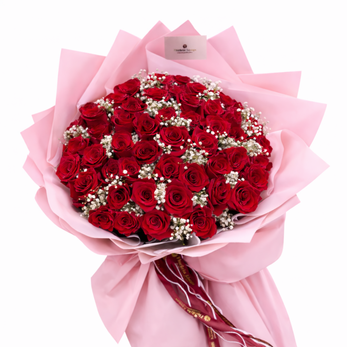 Buchet 51 trandafiri roșii [6]