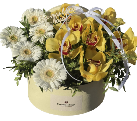 Cutii cu flori - Aranjament "Joyfull"