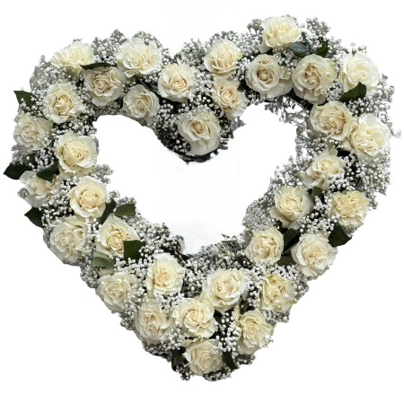 Funerare - Coroană funerară inimă