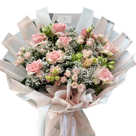 Buchete asortate - Buchet pastel pink