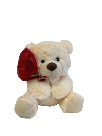 Ursuleț de pluș crem