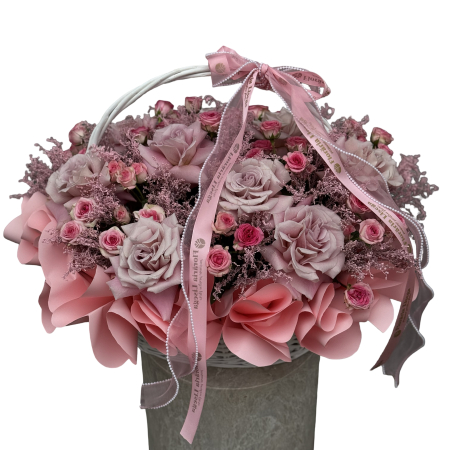 Aranjamente cu flori - Aranjament perfection in a basket