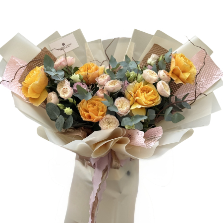 Buchete stil Lisega - Buchet stil Lisega pastel elegance