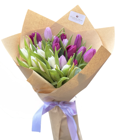 Buchete lalele - Buchet 23 lalele elegance