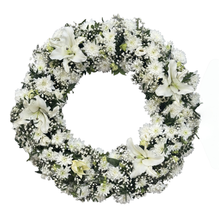 Funerare - Coroană funerară rotundă