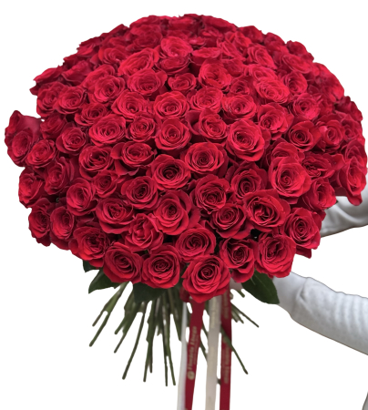 Buchete trandafiri - Buchet premium 101 trandafiri