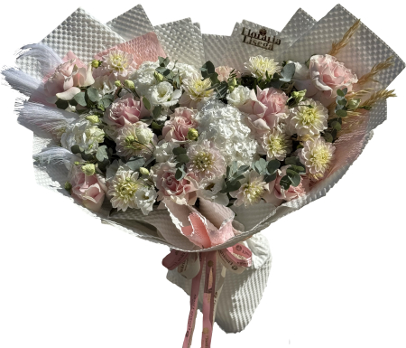 Buchete - Buchet “Regal Pink & White”