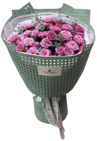 Buchet “Eucalyptus Pink Blush” [0]