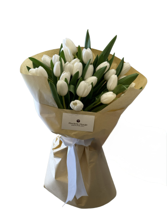 Buchete lalele - Buchet 25 lalele purity