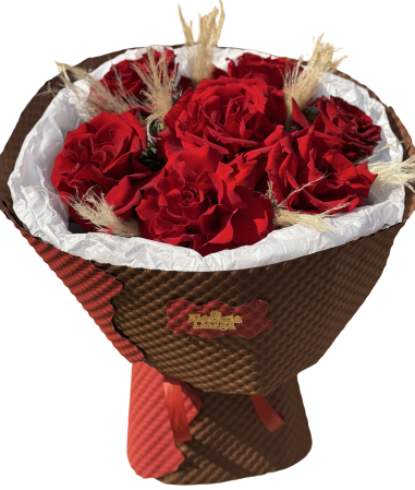 Buchete trandafiri - Buchet “Chocolate Romance”