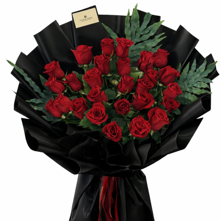 Buchet 27 trandafiri roşii [1]