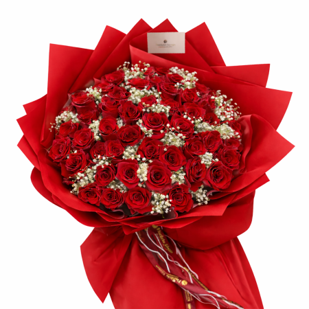 Buchet 51 trandafiri roșii [1]