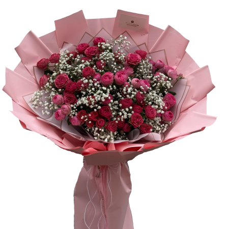 Buchete asortate - Buchet asortat 17 minirosa