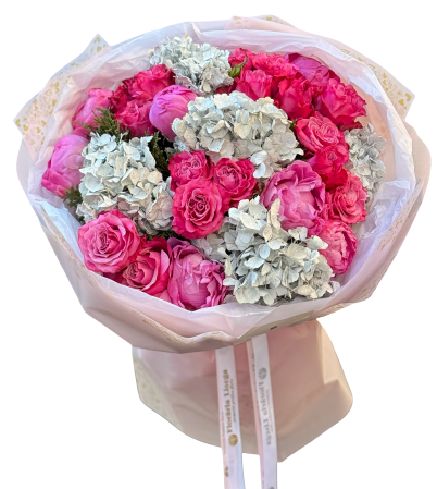 Buchete asortate - Buchet premium "Shades of Pink"