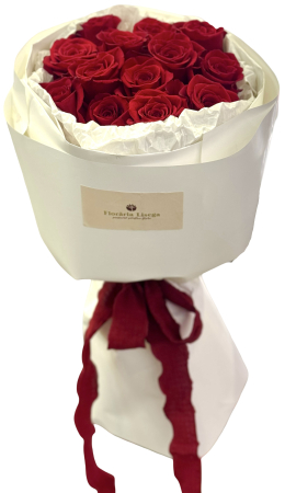 Buchete pe rotund - Buchet trandafiri "Simple love"