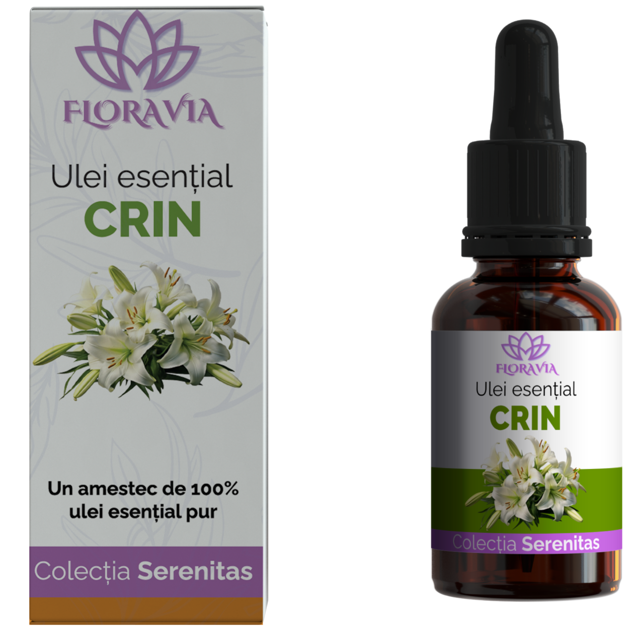 Ulei Esențial de Crin 100% Pur – Lilium candidum, 10ml [2]