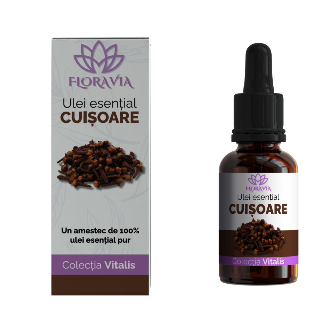 Ulei Esențial de Cuișoare 100% Pur – Syzygium aromaticum, 10ml [6]