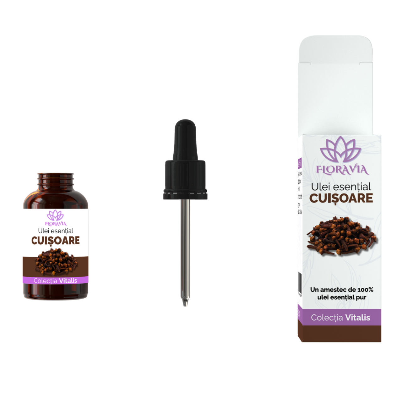 Ulei Esențial de Cuișoare 100% Pur – Syzygium aromaticum, 10ml [7]