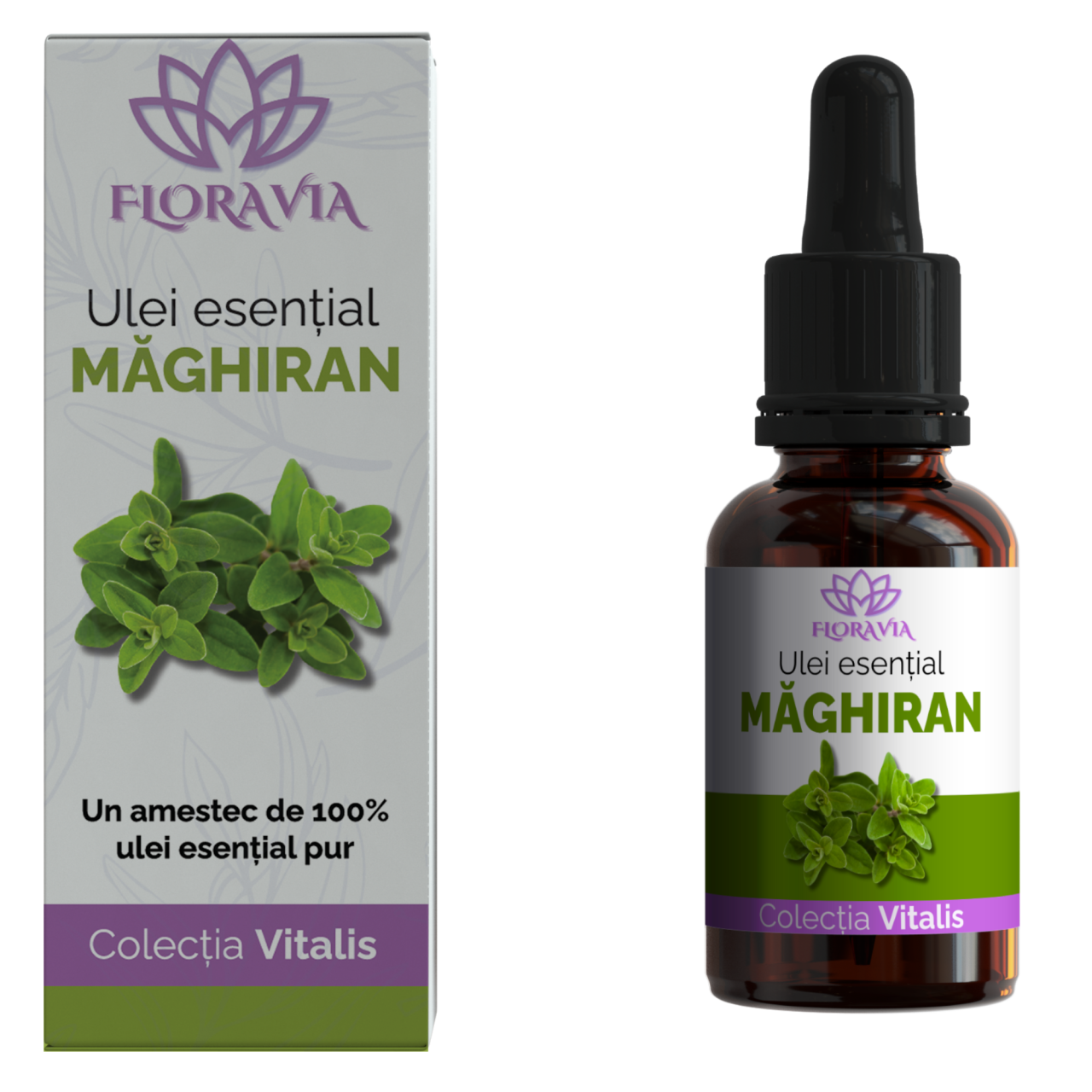 Ulei Esențial de Măghiran 100% Pur – Origanum majorana, 10ml [7]