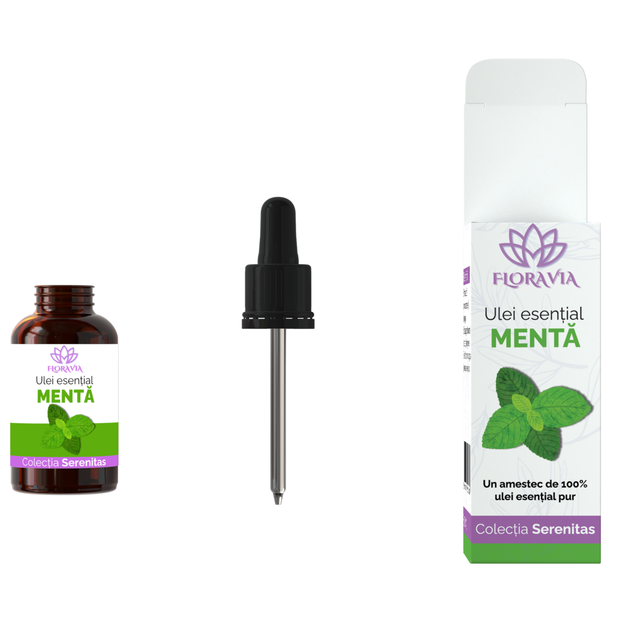Ulei Esențial de Mentă 100% Pur – Mentha piperita, 10ml [5]