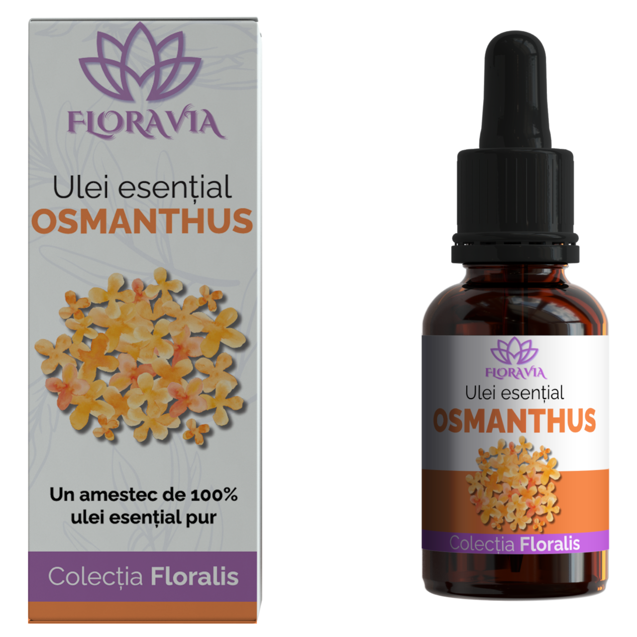Ulei Esențial de Osmanthus 100% Pur – Osmanthus fragrans, 10ml [2]