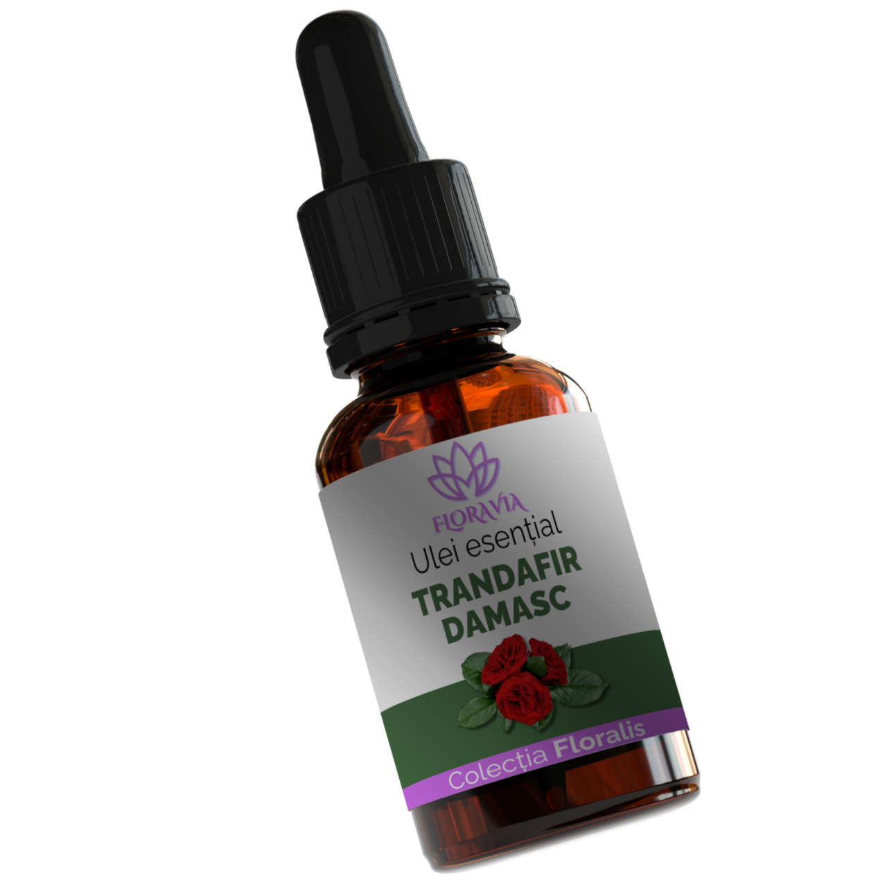 Ulei Esențial de Trandafir Damasc 100% Pur – Rosa damascena, 10ml [6]