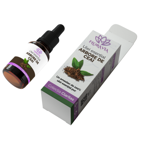 Ulei Esențial de Arbore de Ceai 100% Pur – Melaleuca alternifolia, 10ml [2]
