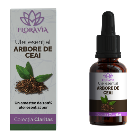 Ulei Esențial de Arbore de Ceai 100% Pur – Melaleuca alternifolia, 10ml [3]