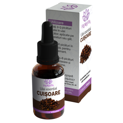 Ulei Esențial de Cuișoare 100% Pur – Syzygium aromaticum, 10ml [0]