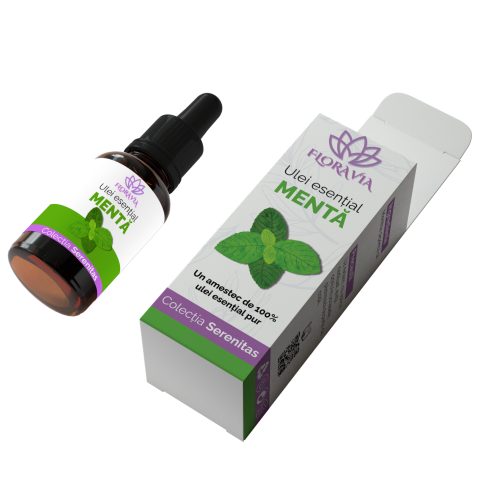 Ulei Esențial de Mentă 100% Pur – Mentha piperita, 10ml [1]