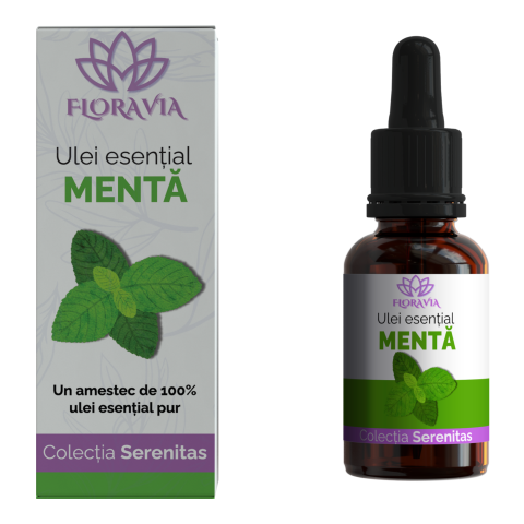 Ulei Esențial de Mentă 100% Pur – Mentha piperita, 10ml [2]