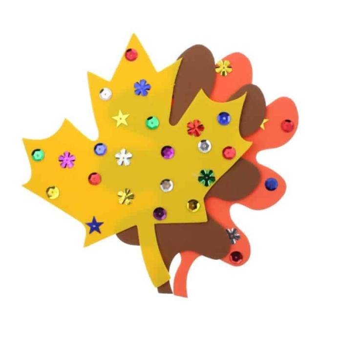 Accesorii craft - AD099 frunze spuma DACO [2]