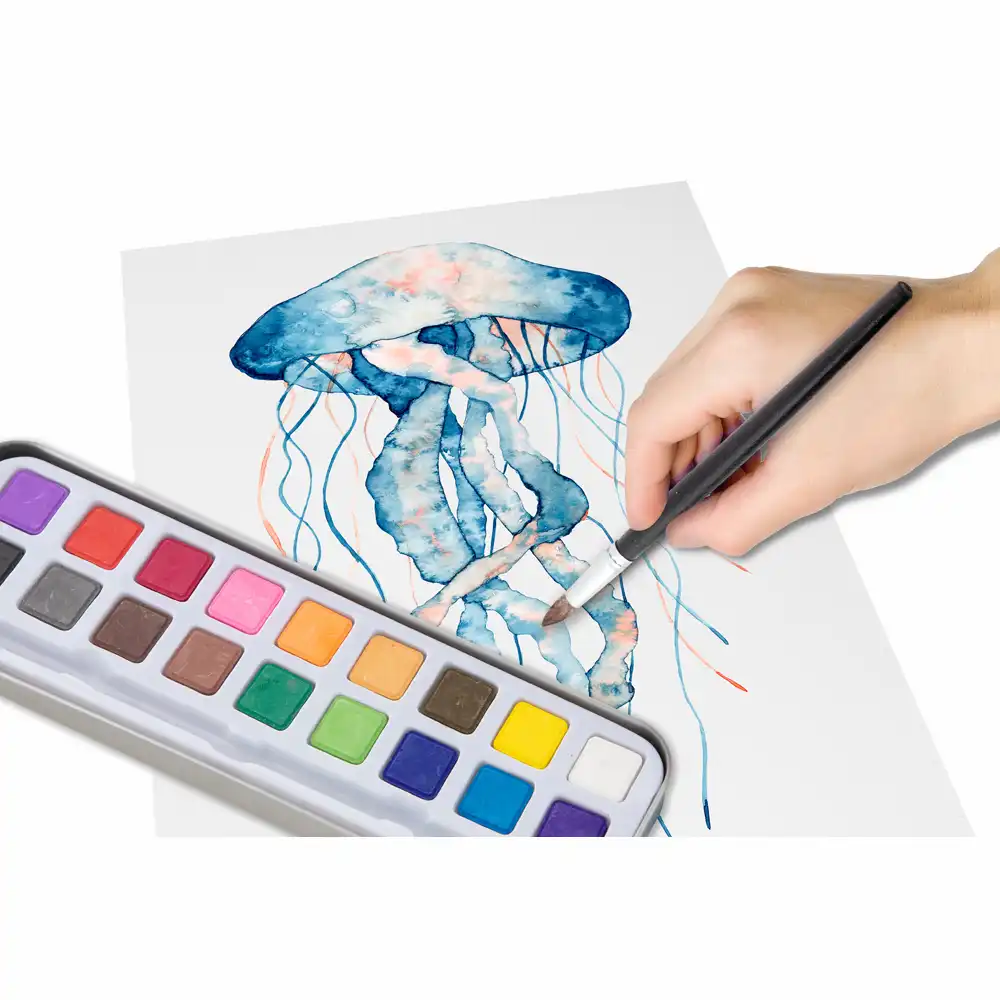 Acuarele 18 culori si pensula, Creative Craft [2]