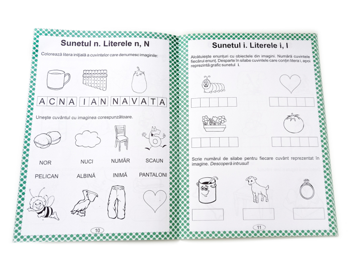 Caietul prescolarului - Comunicare in limba romana, 6 + [2]