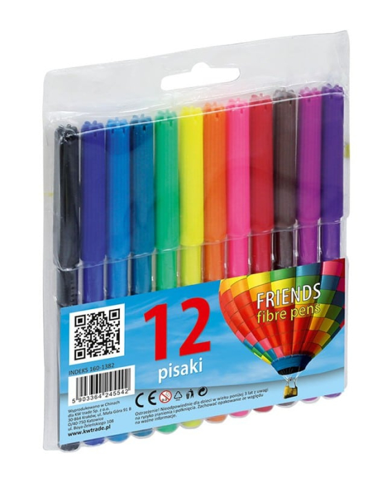 Carioca 12 culori/blister PVC Fiorello [1]