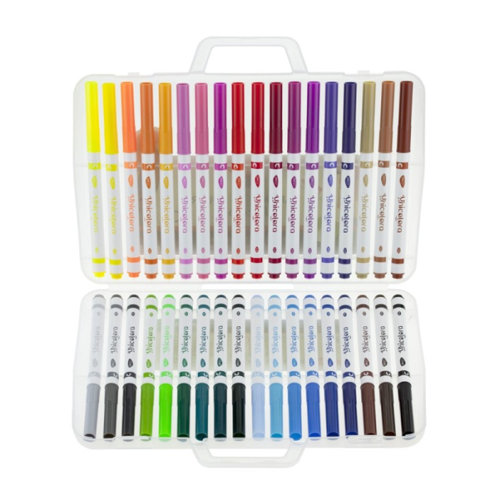 Carioca 36 culori Unicolora varf conic DACO [2]