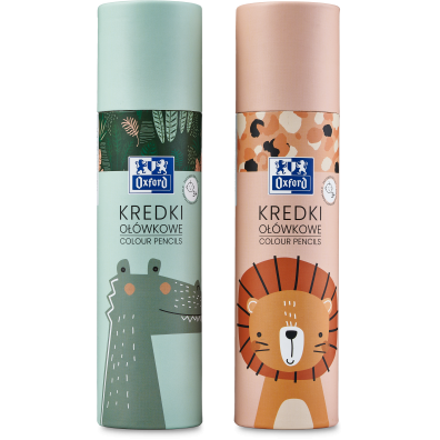 CREIOANE COLORATE OXFORD KIDS, VARF 3MM, SECTIUNE ROTUNDA, SET 26 CULORI, INCLUDE ARGINTIU SI AURIU, IN TUB CARTON [1]