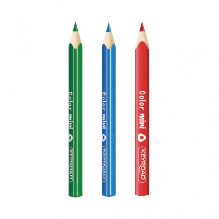 Creioane scurte 12 culori Keyroad, triunghiulare, KR971285 [2]