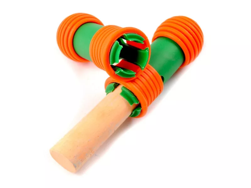 Creta color cu suport, pentru asfalt, 4 buc/set+ suport [2]