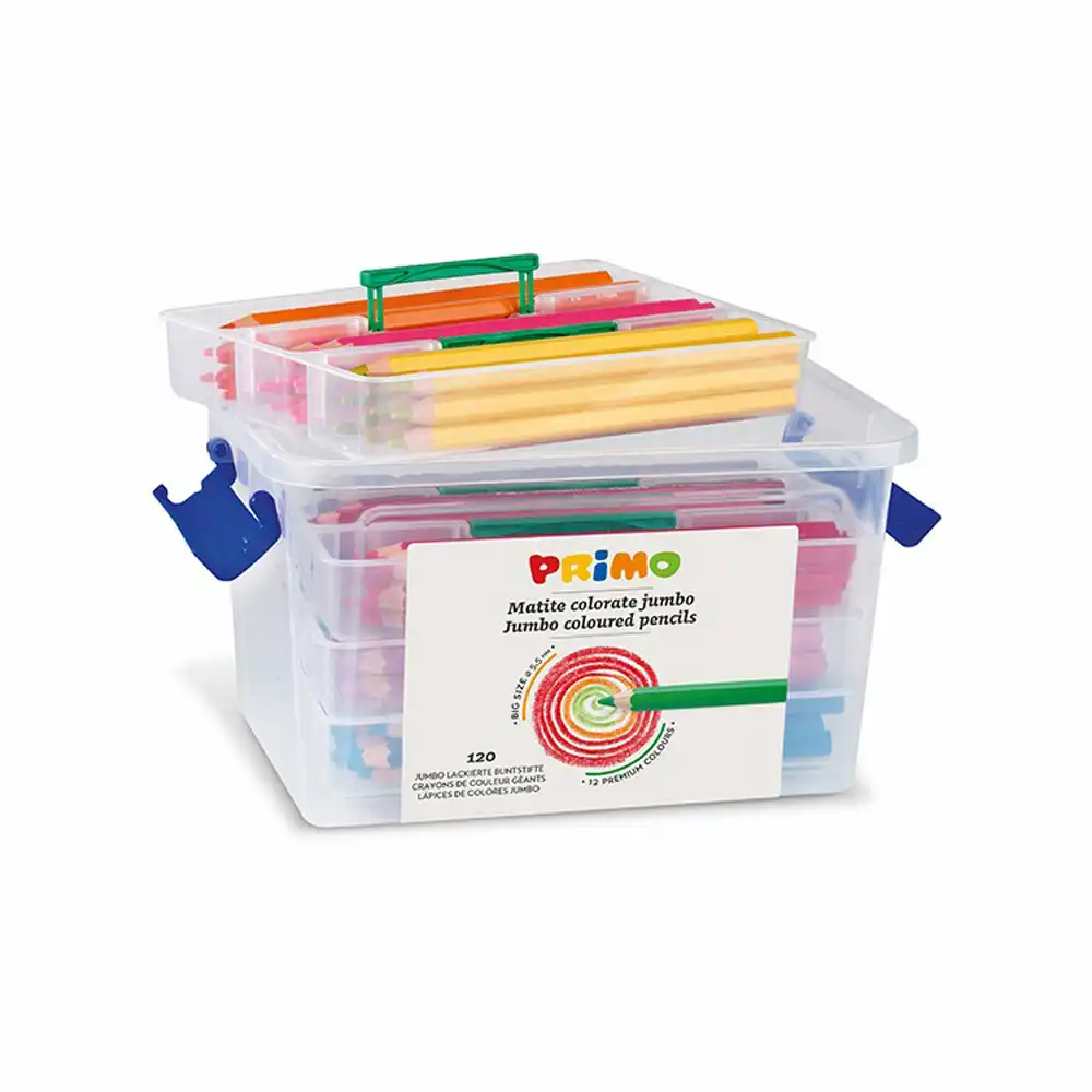 Cutie creioane colorate Morocolor Primo, 120 bucati, 12 culori [3]